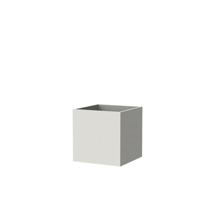 Jardinière en béton polymère - Banco 0.6m x 0.6m x 0,6m