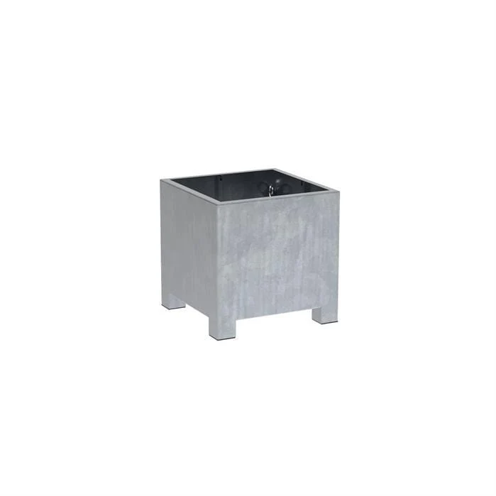 Jardinière en acier galvanisé - Vadim 0.7m x 0.7m x 0,7m