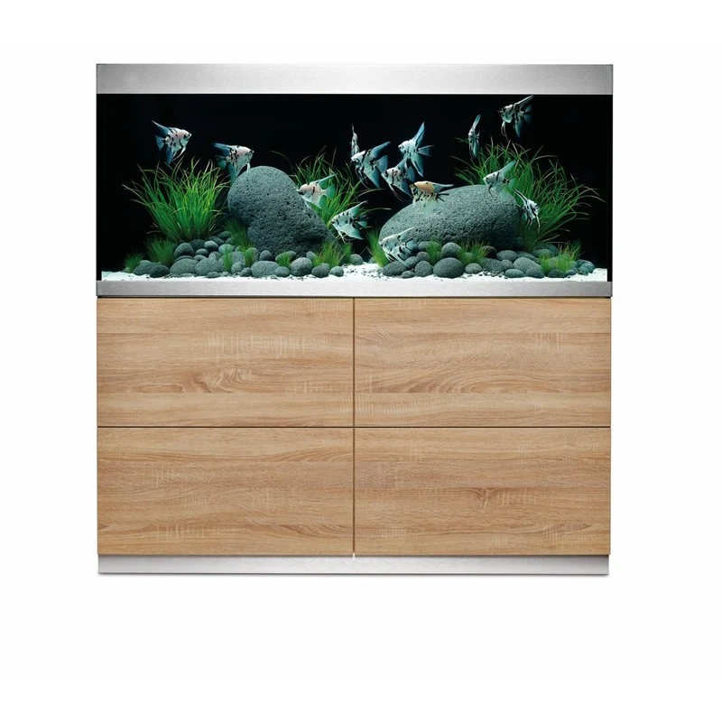 Aquarium HighLine Optiwhite 400 chêne - 400L