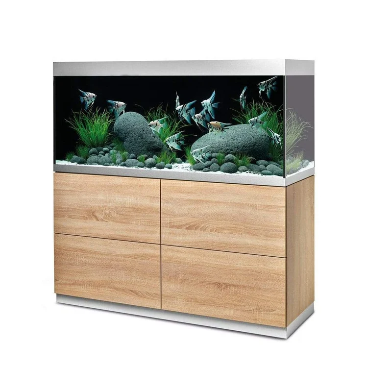 Aquarium HighLine Optiwhite 400 chêne - 400L