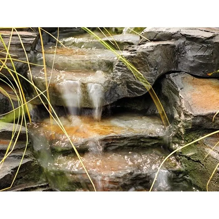 Staubbach Falls ardoise marron, droite - Cascade préformée - Oase