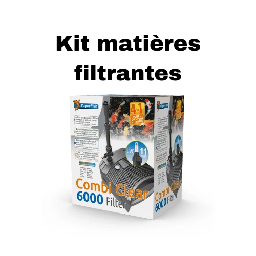 Kit de remplacement des matières filtrantes pour CombiClear 6000 - Superfish