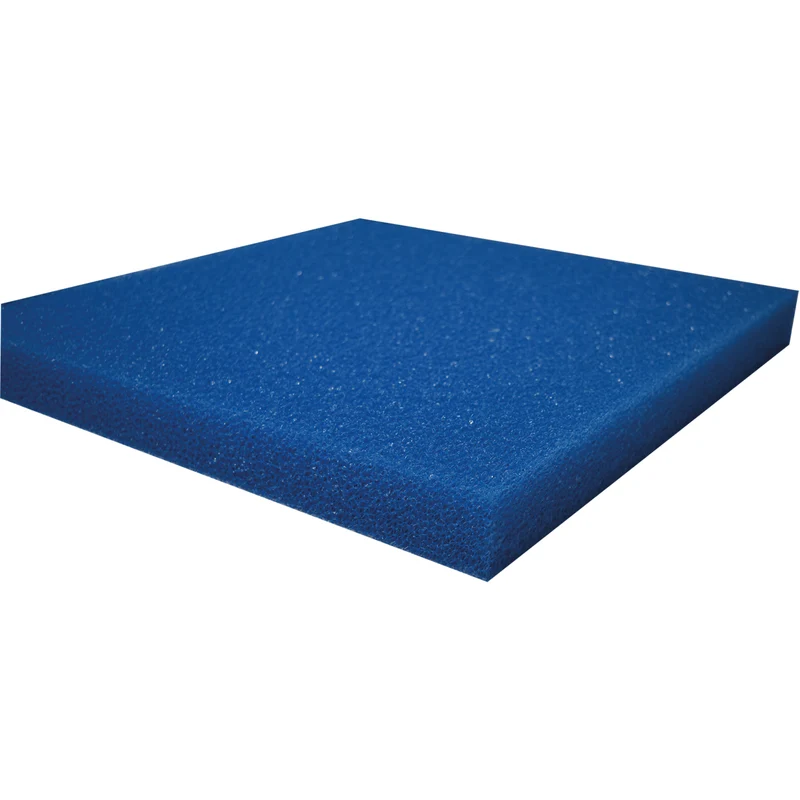Mousse de filtration bleu 50 x 50 x 2CM - Large maille