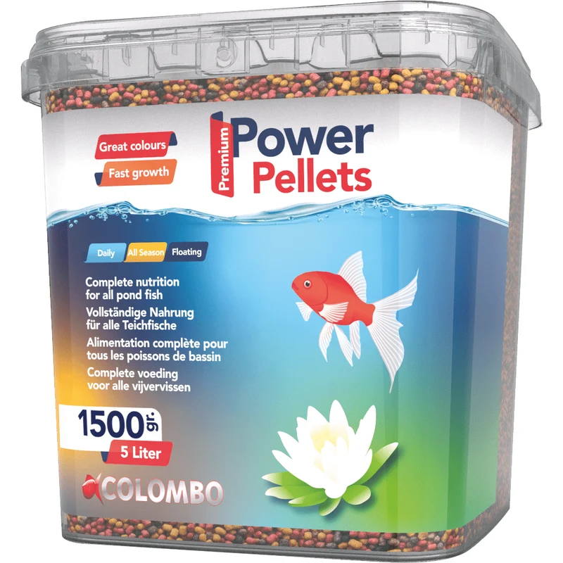 Colombo Power Pellet 5L - Aliments pour poissons