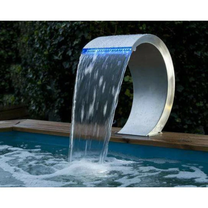 Mamba Led - cascade Etang & Piscine - Inox 316L - Lame d'eau pour piscine