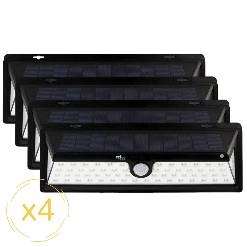 Ezilight Appliques murales solaires Solar XL (lot de 4)