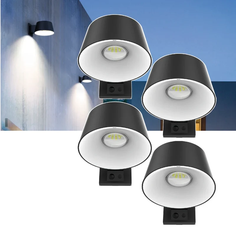 Ezilight Appliques murales solaires Solar Wall S28 (lot de 4)
