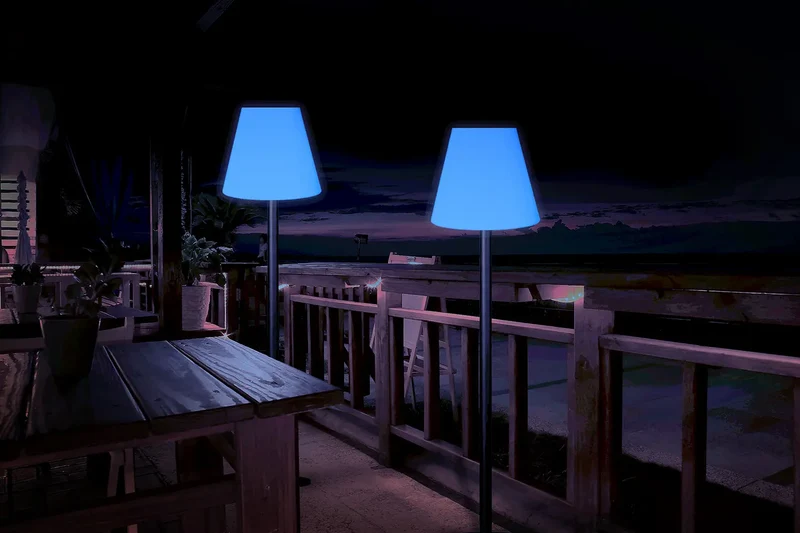 Ezilight Lampadaires solaires Solar lamp XL (lot de 2)