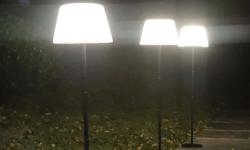 Ezilight Lampadaires solaires Solar lamp L40 (lot de 2)