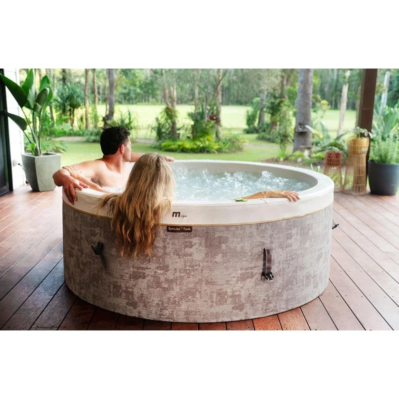 MSpa - Spa hinchable semirrígido circular Cocoon-Eco 4–6 personas
