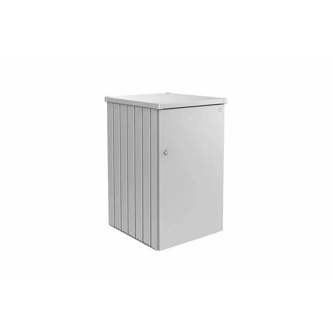 Biohort – Alex contenedor de cubos de basura modular con ruedas plata metálica