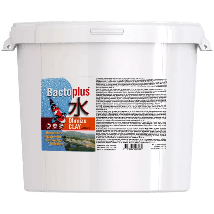 Bactoplus Ohmizu Clay 25litres - Argile pour bassin du Japon ! - Super efficace pour une eau claire