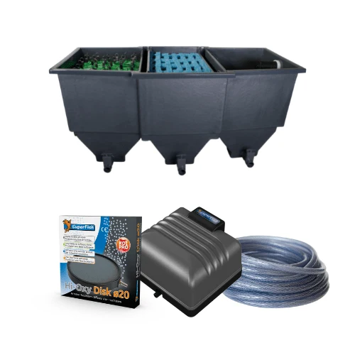 Poly Tech Move 100 - Filtre multi-chambre pour bassin jusque 50M³ - Pompage/Gravitaire - Superfish