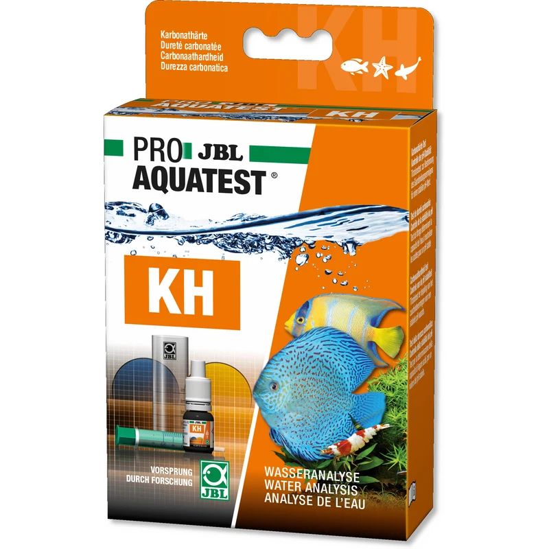 JBL Pro Aquatest KH - Dureté carbonatée - Test à gouttes pour bassins et aquariums