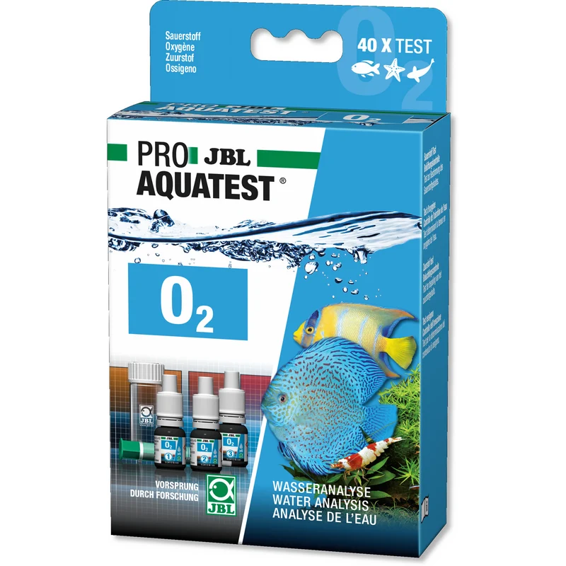 JBL Pro Aquatest O2 - Oxygène - Test à gouttes pour bassins et aquariums