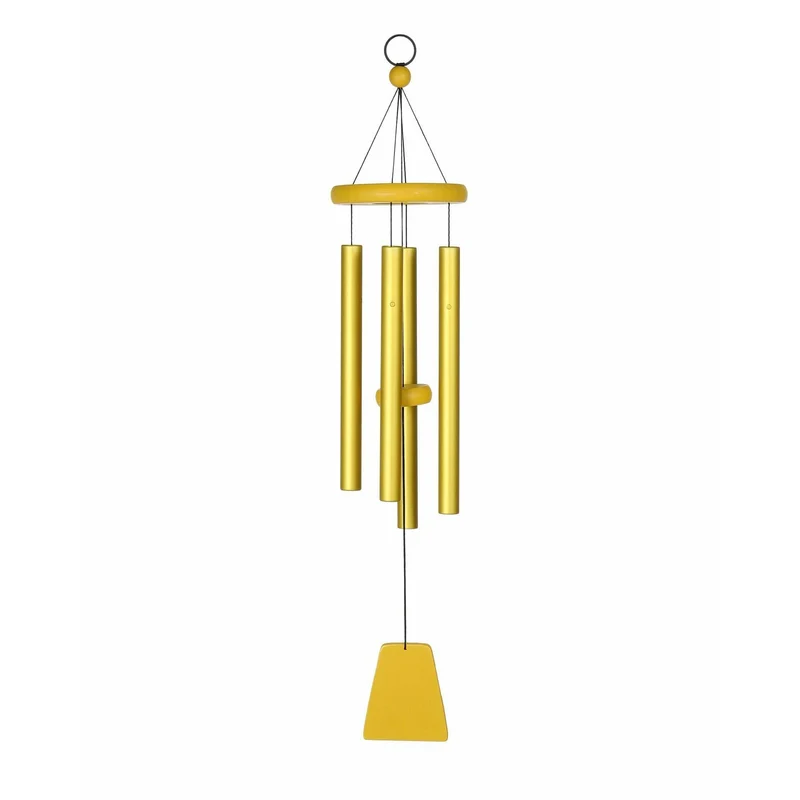 Carillon à couleur unie Jaune - 60CM