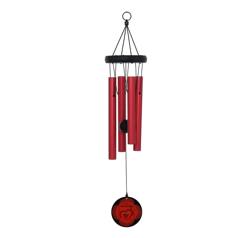Carillon rouge chakra de la racine - 60CM