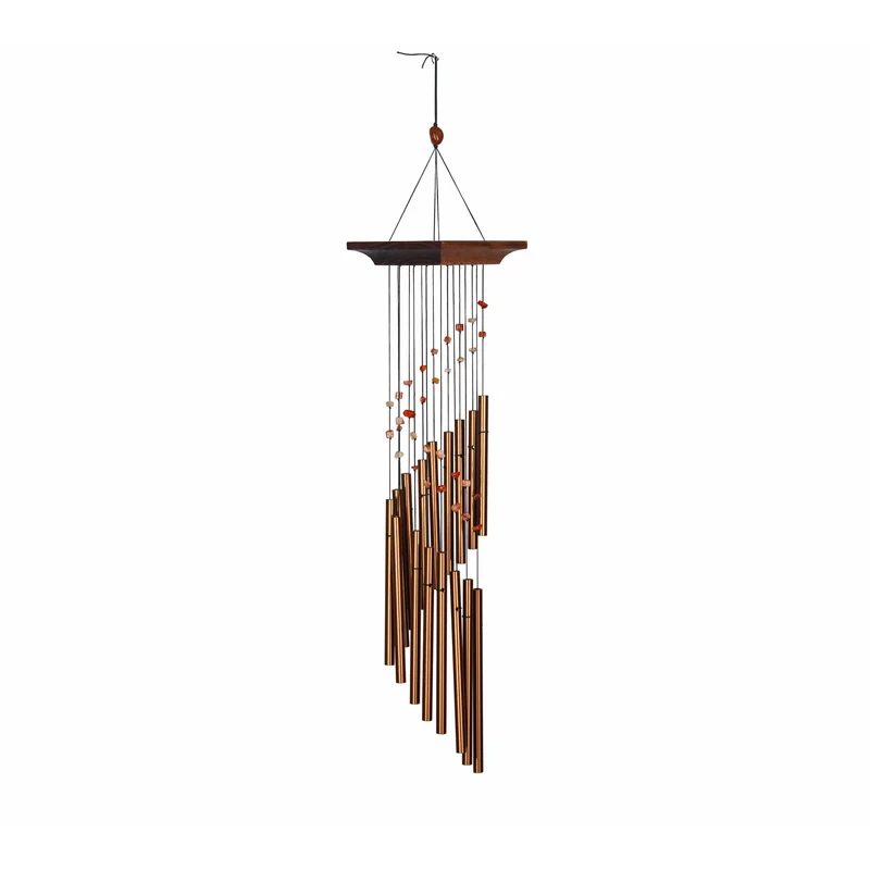 Carillon à Vent Spirale Mystique Ambre - 55CM
