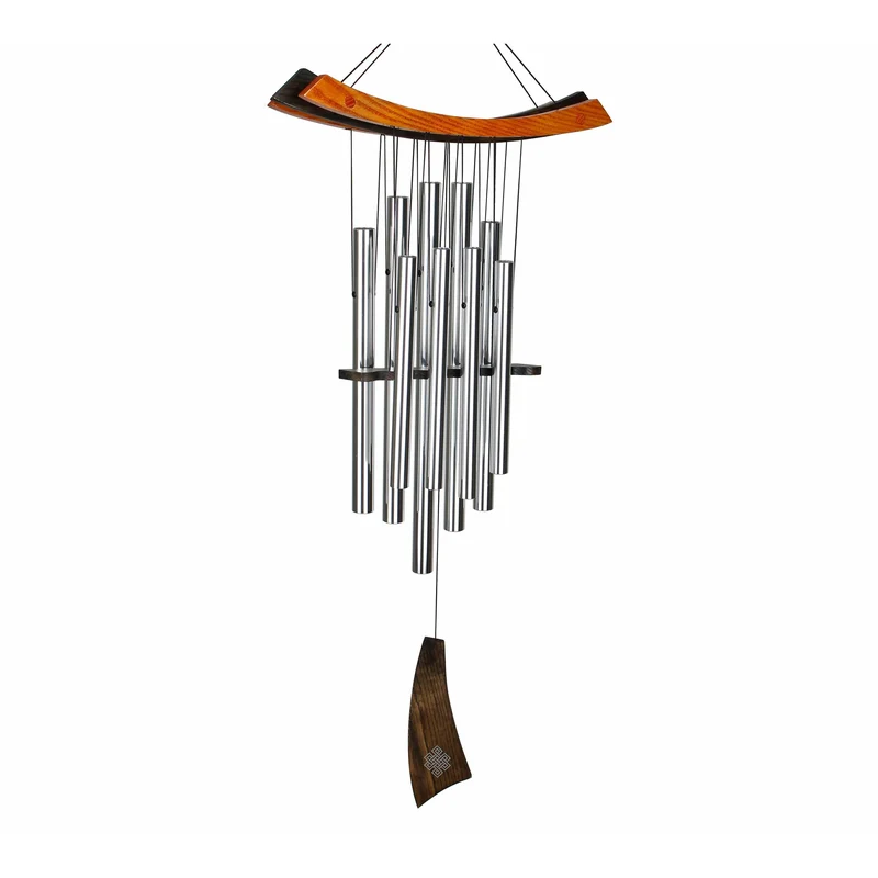 Carillon à Vent Guérison - Argenté - 85CM