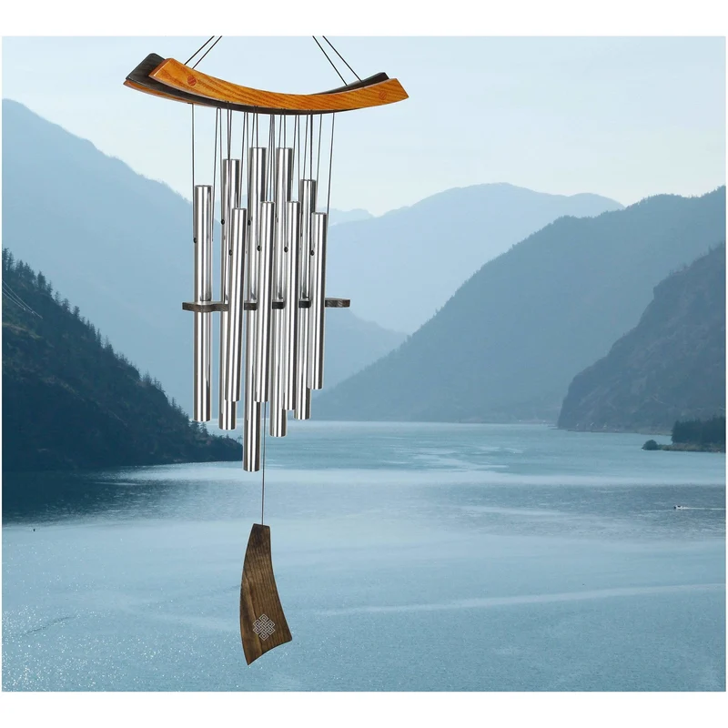Carillon à Vent Guérison - Argenté - 85CM
