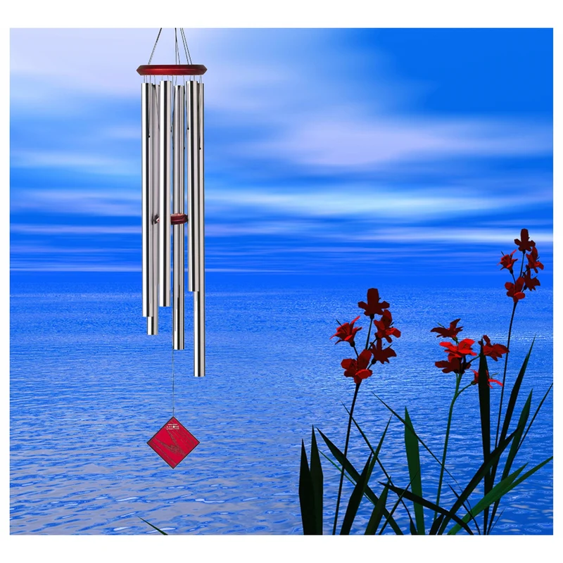 Carillon à Vent Neptune - Argenté - 137CM