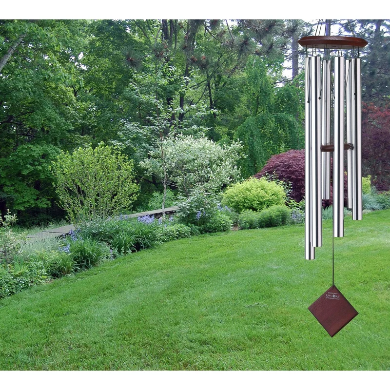 Carillon à Vent Terre - Argenté - 94CM