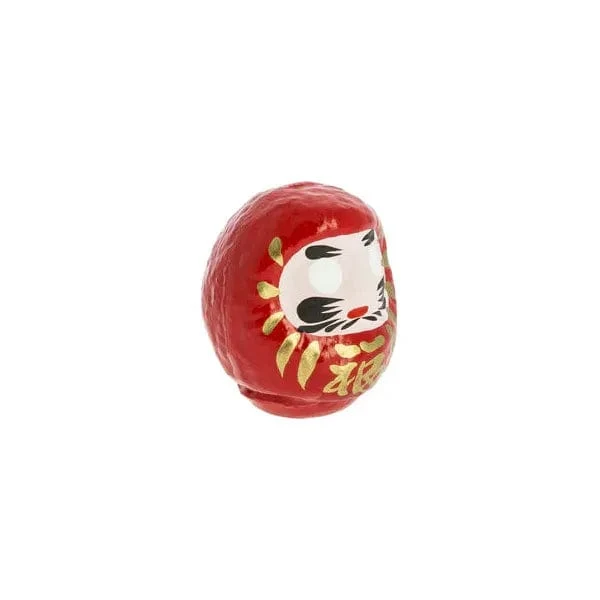 Daruma Traditionnel Rouge - Moyen, Chance