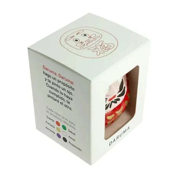 Daruma Traditionnel Rouge - Grand, Chance