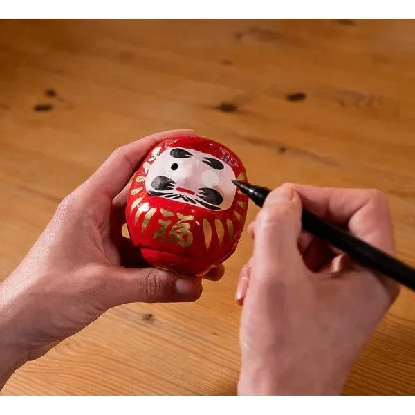 Daruma Traditionnel Rouge - Grand, Chance