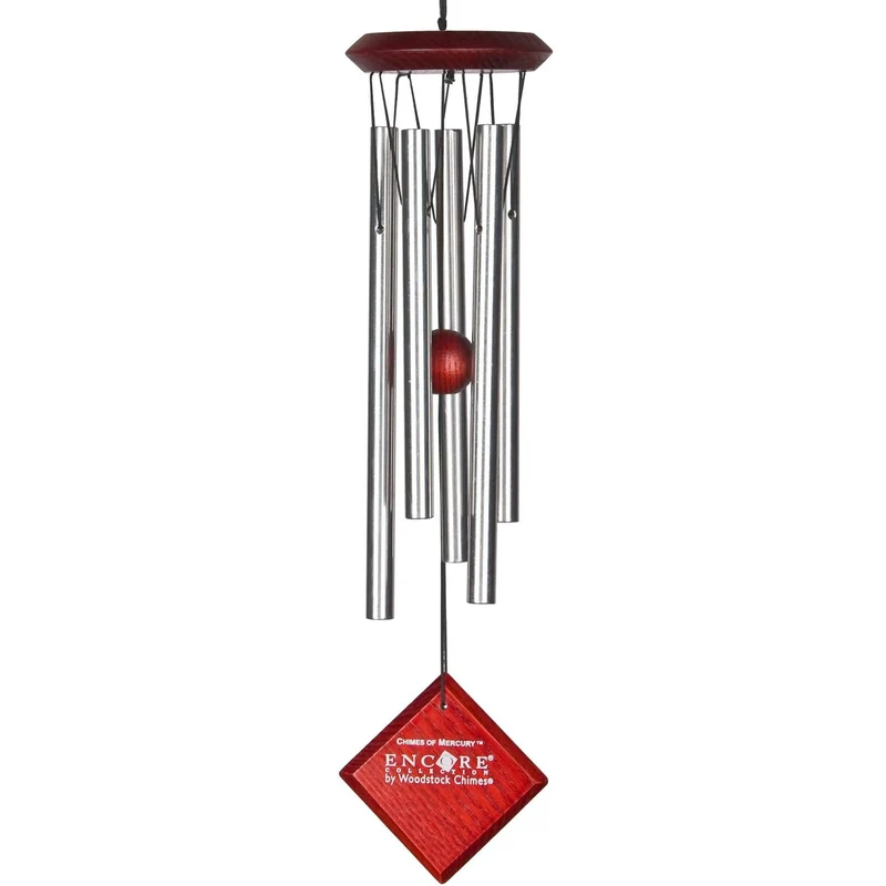 Carillon à Vent Mercure - Argenté - 35CM