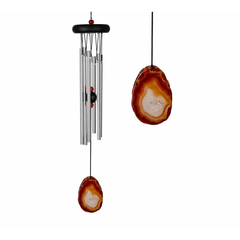 Carillon à Vent Agate Marron - 46CM