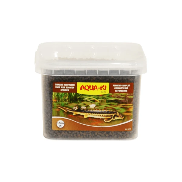 Aqua-Ki Brun - Medium 4-5mm 3,5litres - Nourriture pour esturgeons