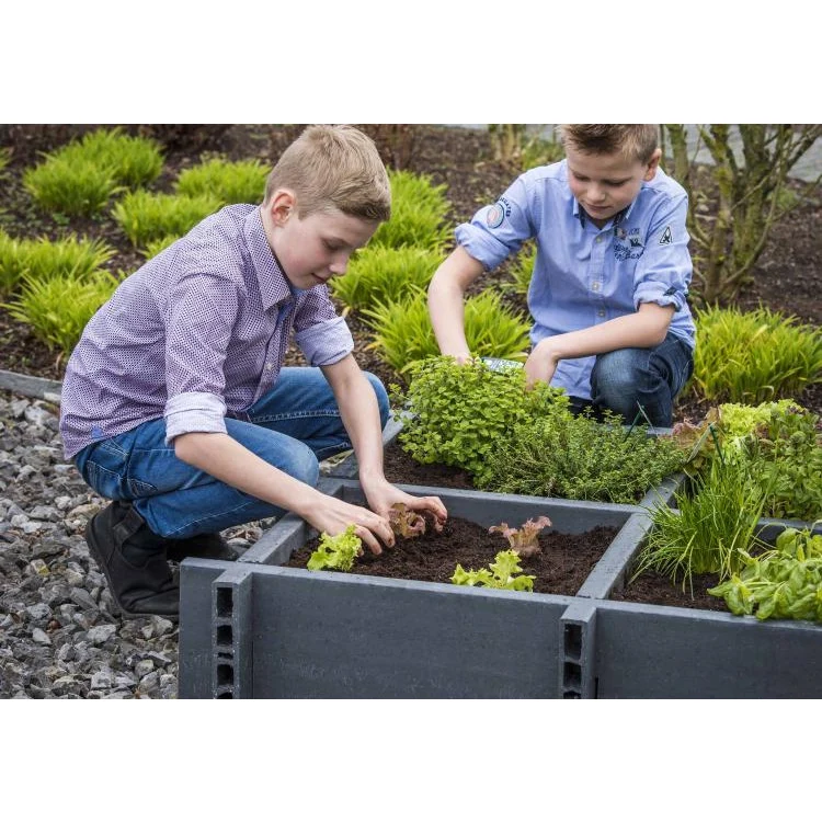 Carré potager Garden box - 120CM x 120CM x 22CM - ECOO