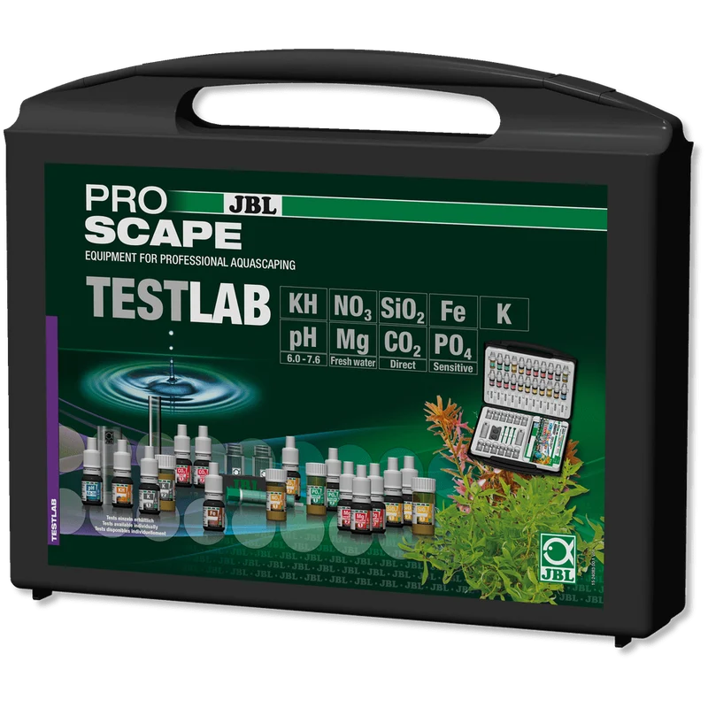 JBL Pro Aquatest Lab ProScape - Valise d'analyse complète pour un aquarium planté