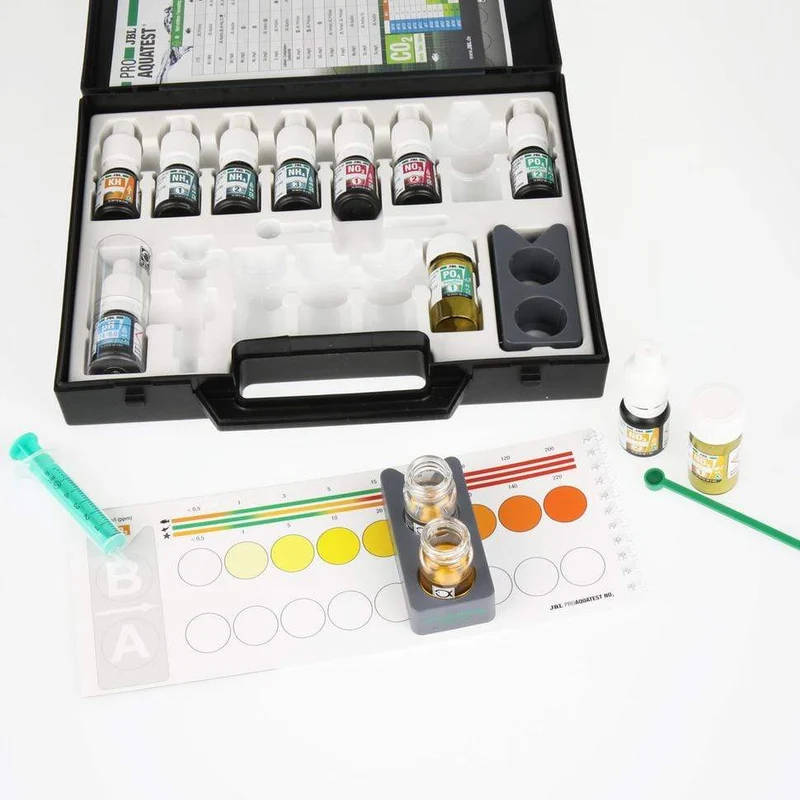 JBL Pro Aquatest Combiset Marin - Valise d'analyse complète pour aquarium marin