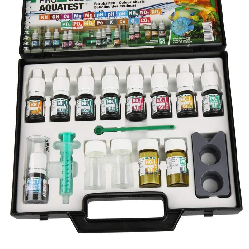 JBL Pro Aquatest Combiset Marin - Valise d'analyse complète pour aquarium marin