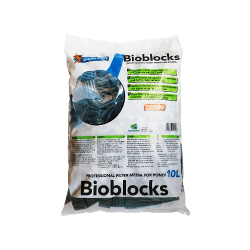 Bioblocks - Média filtrant à grande surface de fixation - Sac de 10 litres - Superfish