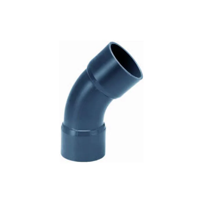 Courbe 45° PVC - À coller - Sous pression