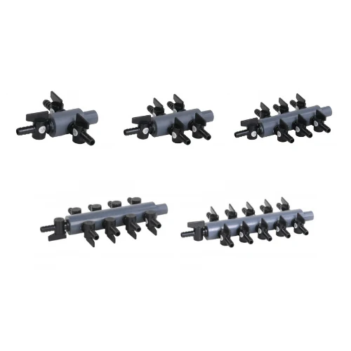 Vanne en plastique pour pompe à air 9mm - 3/5/7/9/11 voies - Aquaforte