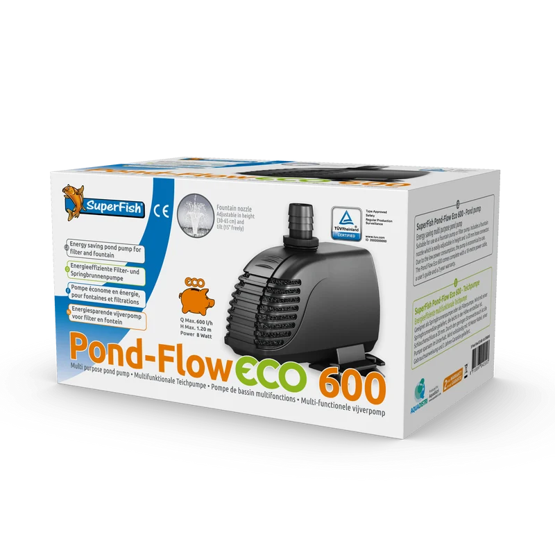 Pond-Flow Eco 2000 - Kit pompe et jets d'eau prêt à l'emploi - Superfish