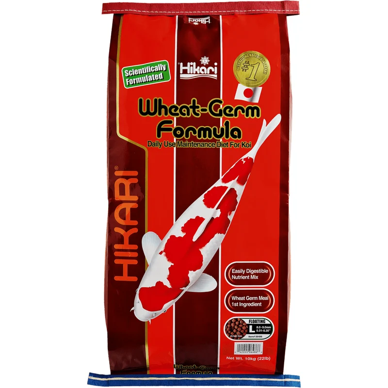 Hikari Wheat-Germ - Large 10kg - Facile à digérer, même en hiver !