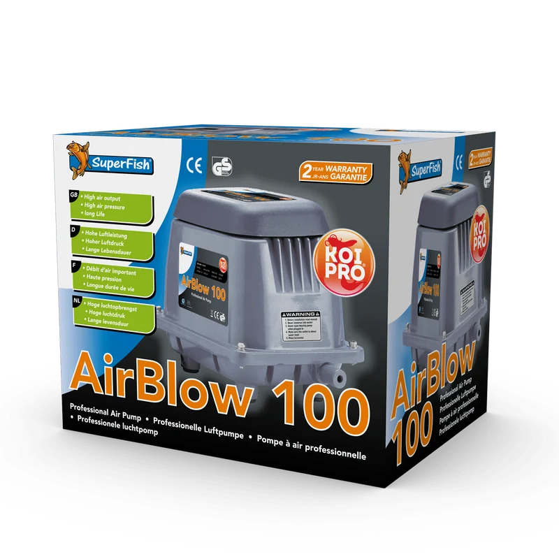 Koi Pro AirBlow 100 - Pompe à air à haute réputation - Superfish