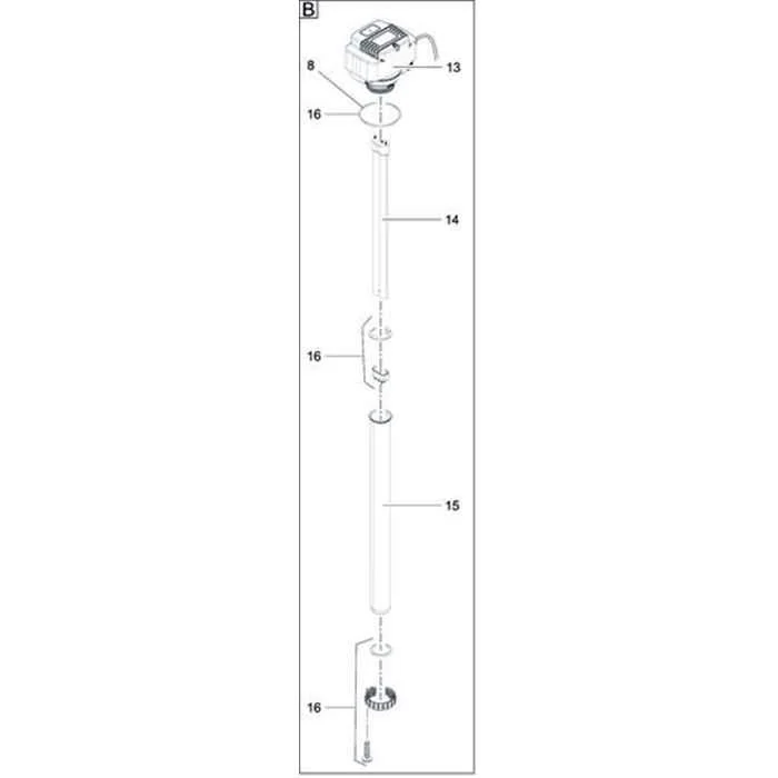 TUBE QUARTZ UVC 24 WATT FILTOMATIC (15) AVEC REBORD