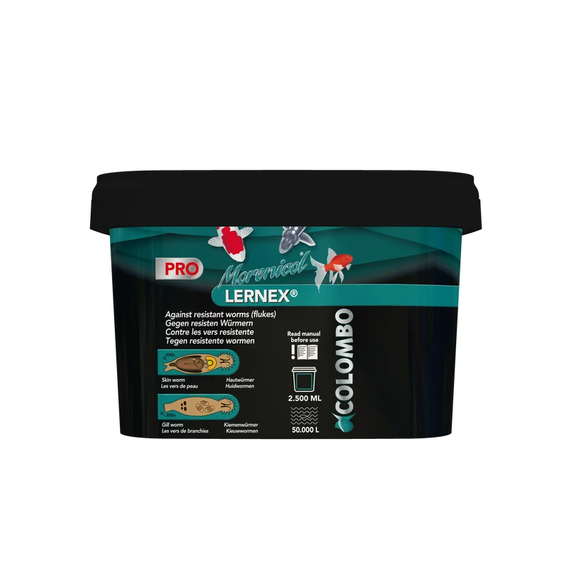 Lernex PRO 2500ml/50.000litres - Contre les vers de la peau et des branchies - Morenicol Colombo
