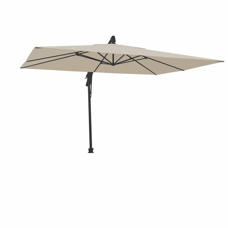 Parasol Cantilever Treasure Garden AKZ Plus 10’ x 13’ Rectangulaire Vanilla | Parasol Déporté pour Terrasse et Patio