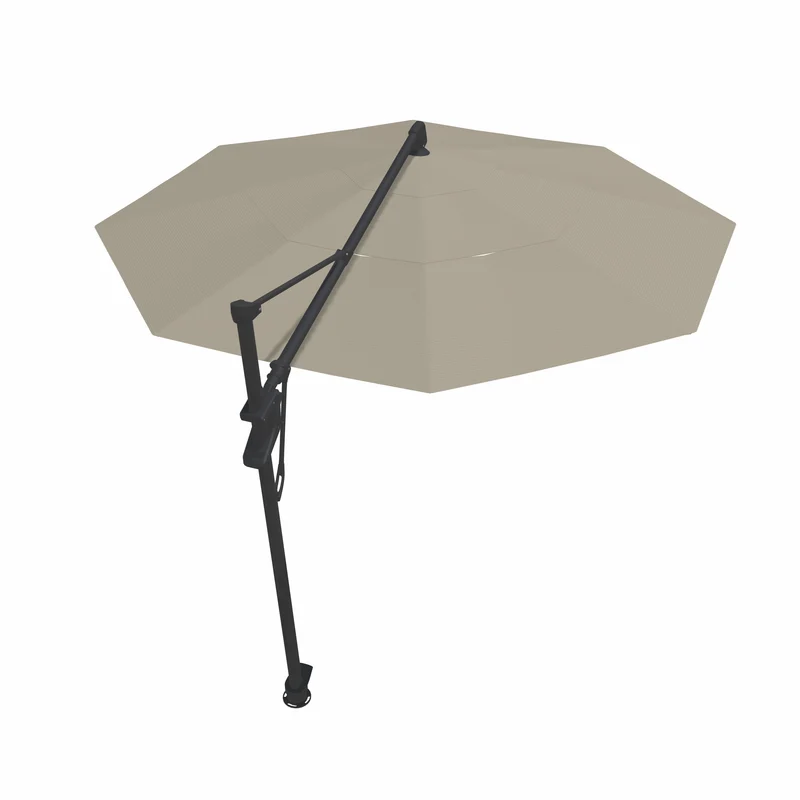 Parasol Cantilever Treasure Garden Starlux AKZ Plus 13’ Octogonal Beacon Ash | Parasol Déporté avec Lumières Intégrées