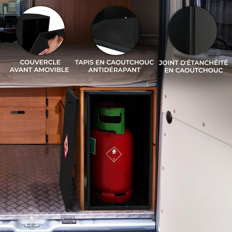 Casier de Rangement pour Bouteille de Gaz