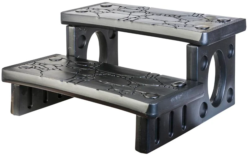 Escalera para spa y jacuzzi Gre de 2 peldaños antideslizantes – SPAL2