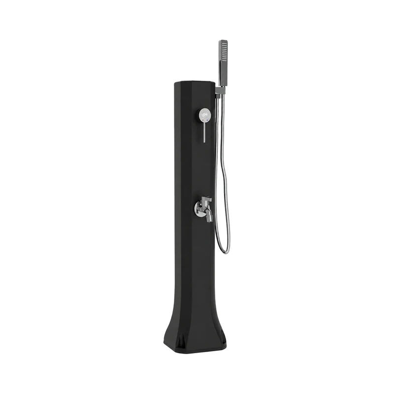 Ducha solar Alba Mini 15 litros con grifo lavapiés – SLS17