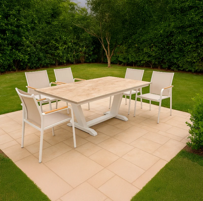Mesa Retangular PRALINE Sined 180-280cm